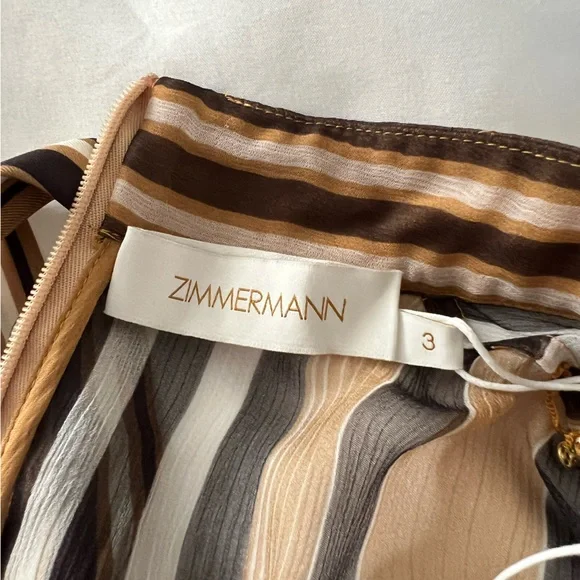 Zimmermann - BOTANICA PANELLED MIDI DRESS - Size 3 - Picture 6 of 6